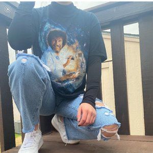 Graphic Bob Ross T-shirt